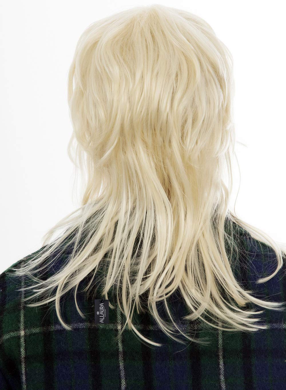 ALLAURA Compatible with Sonny Bono Wig – 60s 70s Men’s Short Brown Wig + Mustache for Hippie, Singer, TV Star, Cop, Detective Costumes – Liberty Duo, Limu & Doug, Uncle Rico, Retro Halloween Outfit