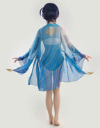 haikyuu Women Anime Derivative One Piece Swimsuit with Cover Up Criss Cross Lace-up Tummy Control Bathing Suit (as1, Alpha, m, Regular, Regular, Standard, Black)