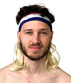 Headband + Blonde Mullet Wig
