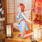 bbganlian Anime Character Wano Country Nami Cosplay Costume Outfit Role Play Uniform Wig Full Set Halloween Dress Up Suit (S)