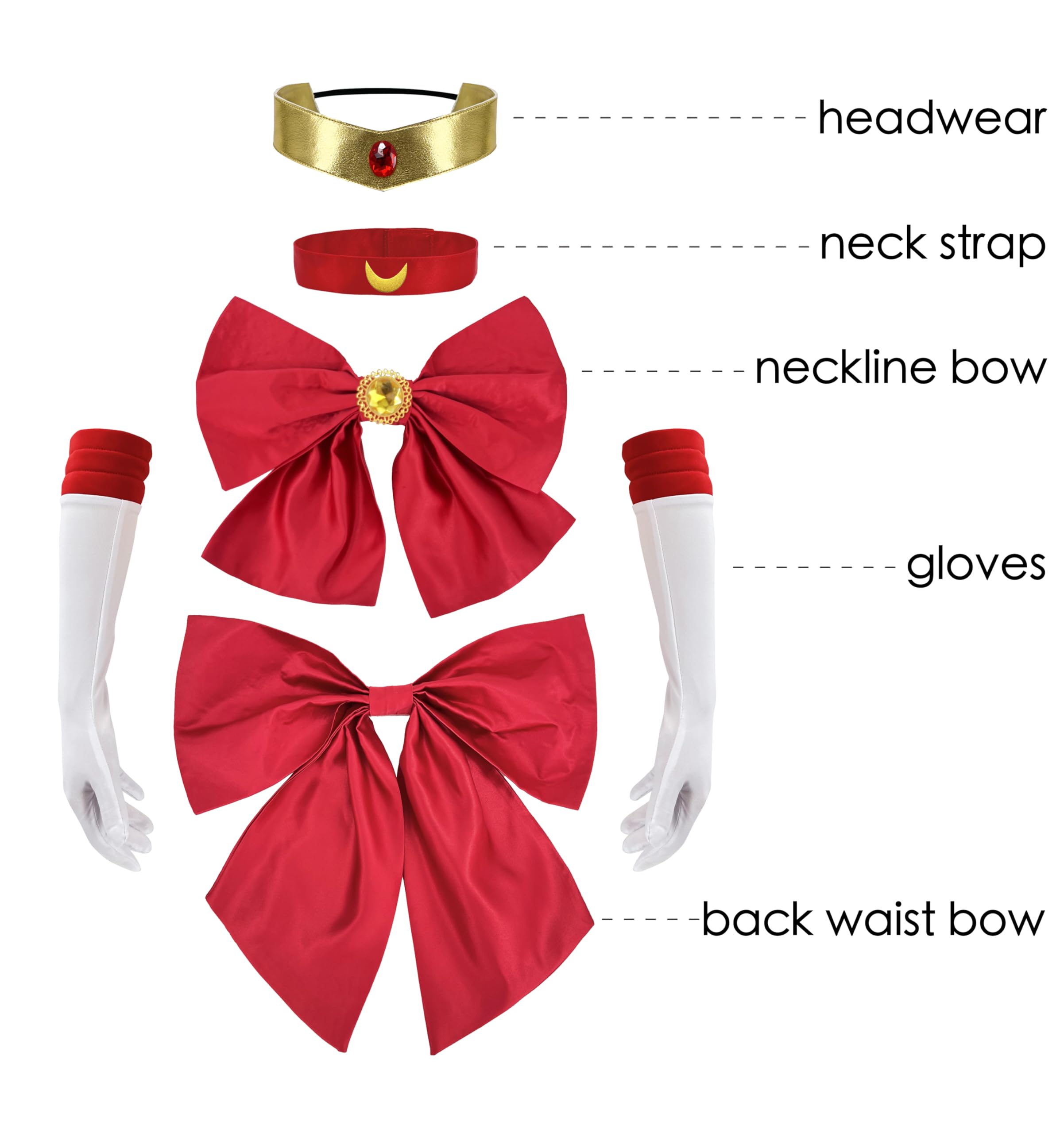 Sinkawa Jackets Anime Outfits Moon Cosplay Costumes For Women Girls-Adult M