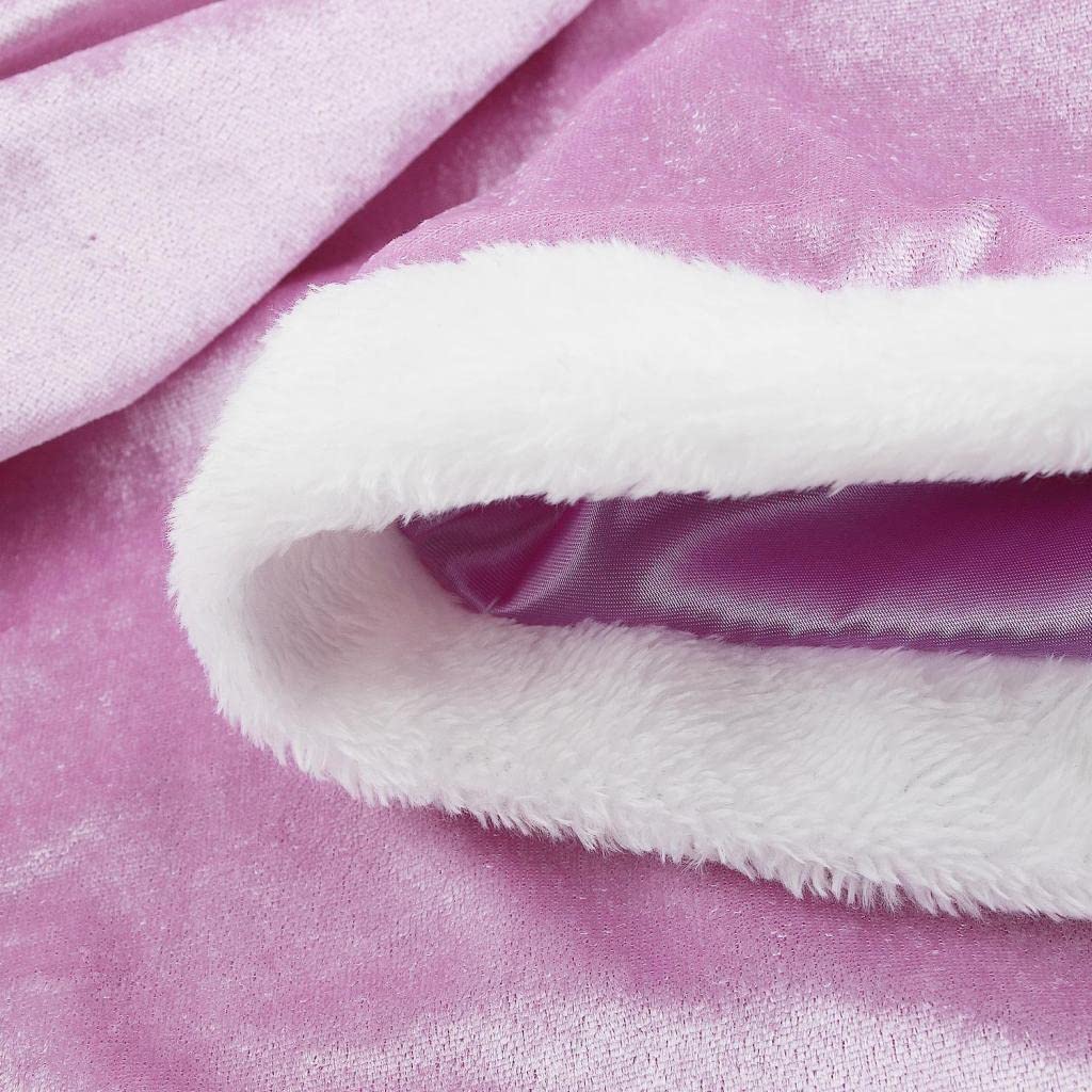 Girls Dress Up Hodded Cape Toddler Costume for Princess Cloaks