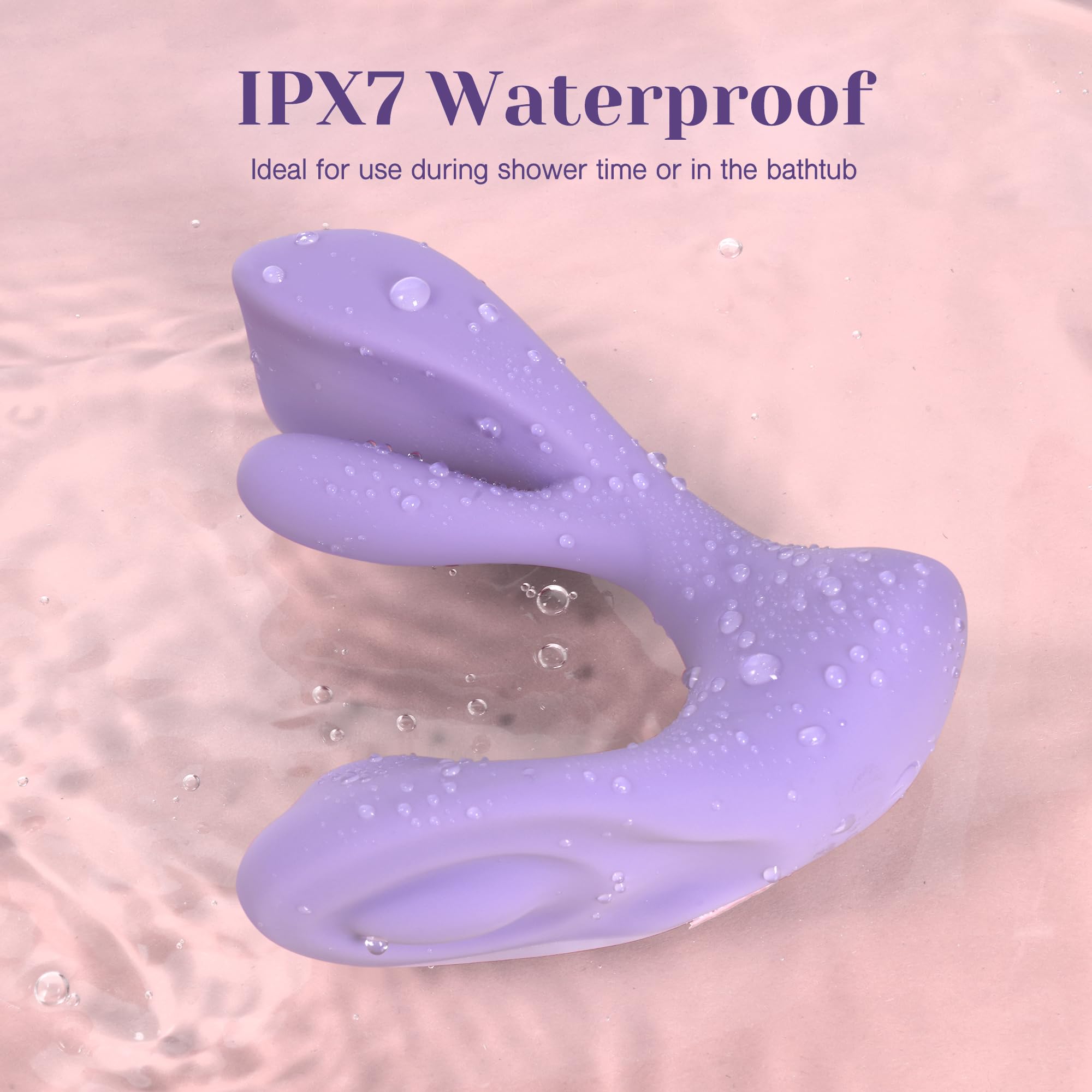 Tracy's Dog Adult Sex Toys - Clitoral Grinding G Spot Rotating Vibrator for Dual Stimulation, Remote Control Wearable Vibrators with 3 Rotating and 10 Vibration Modes for Women Couple Play