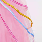 Chektin Unicorn Dress for Girls Unicorn Costume Pageant Princess Dress Party Birthday Long Gown with Accessories Pink 4-5T