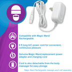 Magic Wand Massager Rechargeable HV-270 – Cordless Multi-Function Variable-Speed Neck Massager with Soft Silicone Head - Personal Massagers for Women, Neck, Hand, Back, Muscle, and Head Massager