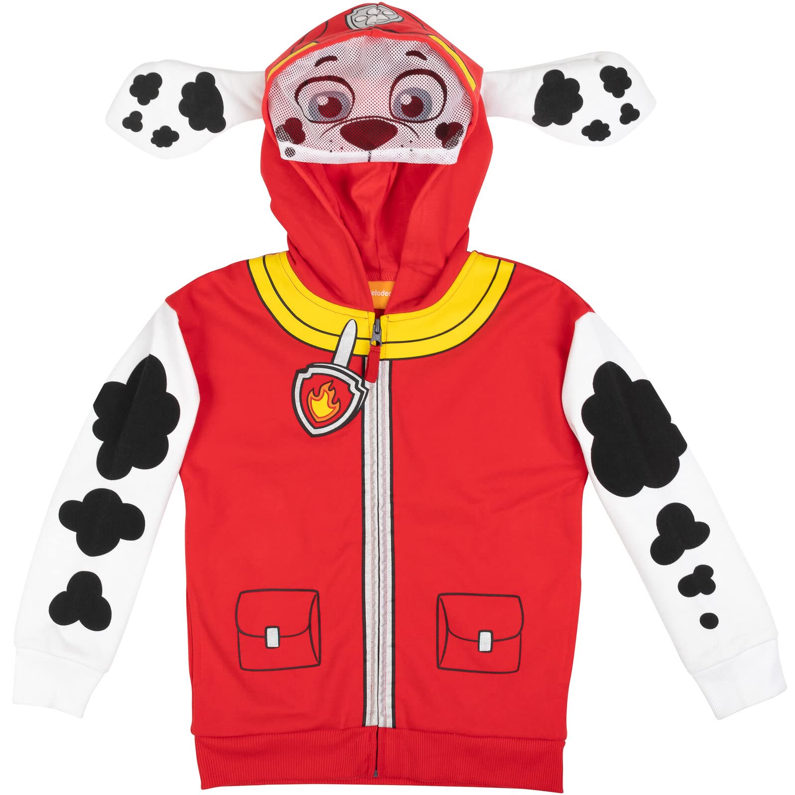 Paw Patrol Marshall Little Boys Fleece Zip Up Cosplay Hoodie 6