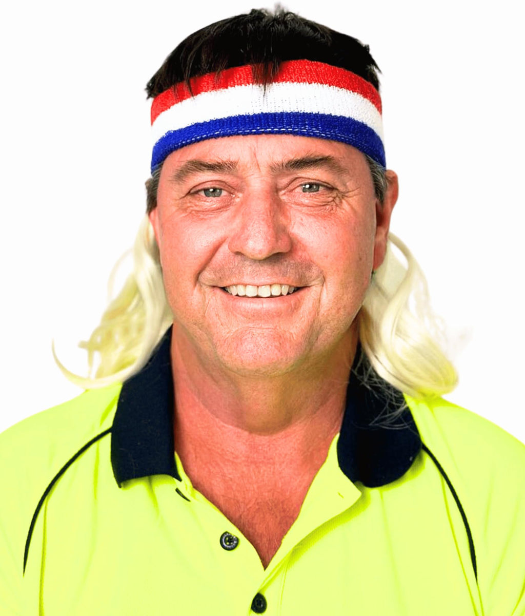 ALLAURA Compatible with Sonny Bono Wig – 60s 70s Men’s Short Brown Wig + Mustache for Hippie, Singer, TV Star, Cop, Detective Costumes – Liberty Duo, Limu & Doug, Uncle Rico, Retro Halloween Outfit