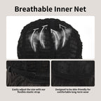 Onedor 10" Short Straight Hair Flapper Cosplay Costume Bob Wig (Black)