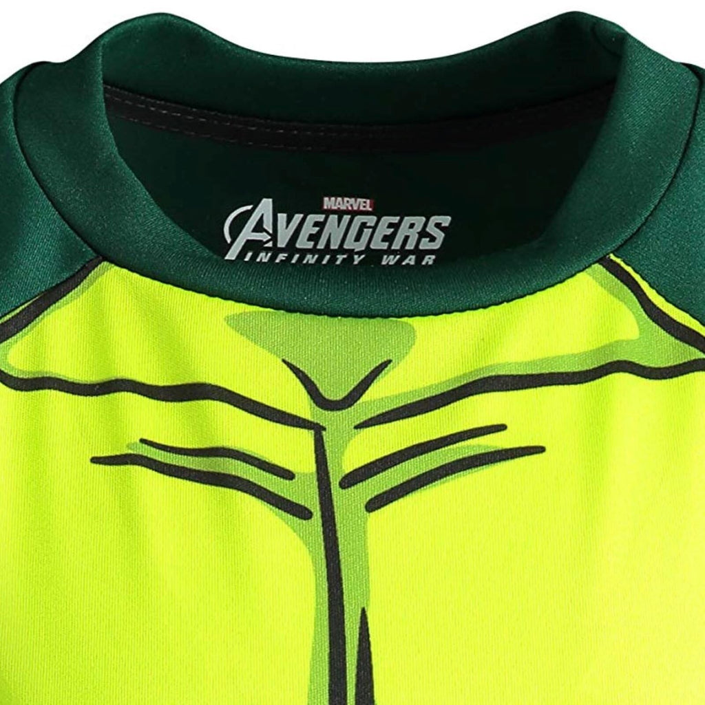 Marvel Avengers Big Boys 4 Pack Cosplay Athletic T-Shirts Black Panther, Hulk, Captain America & Spiderman 10