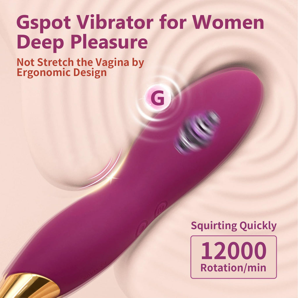 Clitoral Vibrator Sex Toys for Women - SVAKOM Female Squirting Vibrators Clit G-Spot Dildo Nipple Stimulator Anal Vibe - High Frequency Personal Massager Wand Adult Sensory Toy 2 Silicone Heads