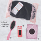 7JHH WIGS Black Wigs with Bangs Synthetic Dark Brown Wig Long Straight Wig for Women Party and cosplay wig (23" Natural Black NEW