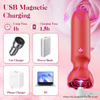 Mini Bullet Vibrator Adult Toys - Vibrators App Controlled Female Sex Toys with 9 Vibration Modes, Lipstick G Spot Dildo Clitoral Vibrator, Long Distance Discreet Vibrator for Women & Couples (Pink)