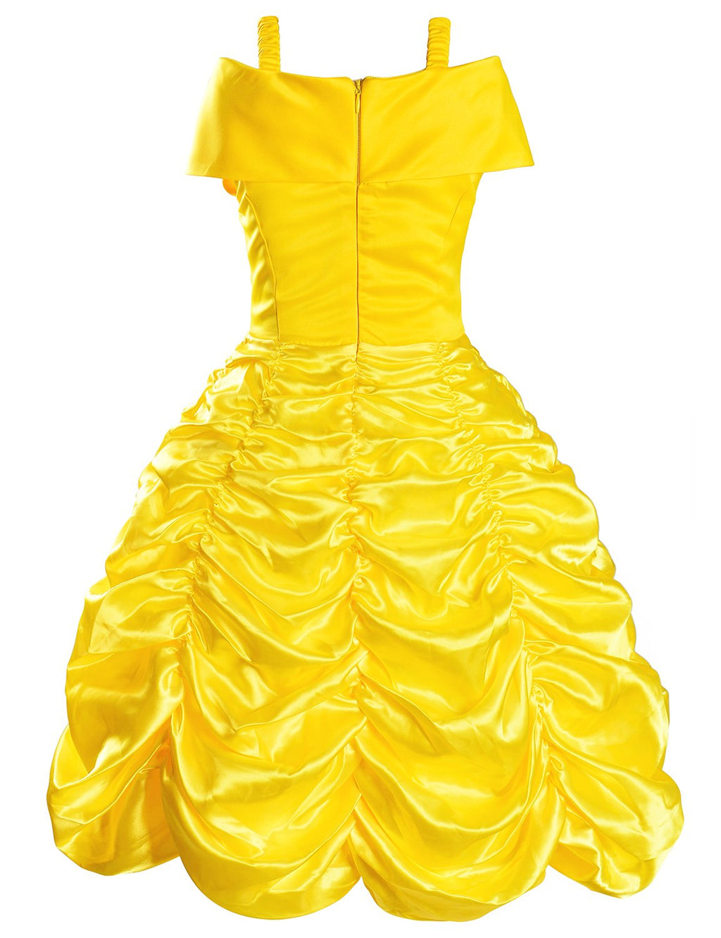 Princess Costume for Girls Birthday Party Fancy Dress Up with Accessories(Crown+Wand+Earrings+Gloves)