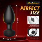 Anal Plug Adult Sex Toy,Adult Sex Toys and Games for Men Women,Wireless Remote Control 10 Frequency Vibration,Small Butt Plug for Female Male Prostate Massage Vibrating Anal Sex Toys for Men,Black