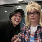 ALLAURA Compatible with Sonny Bono Wig – 60s 70s Men’s Short Brown Wig + Mustache for Hippie, Singer, TV Star, Cop, Detective Costumes – Liberty Duo, Limu & Doug, Uncle Rico, Retro Halloween Outfit