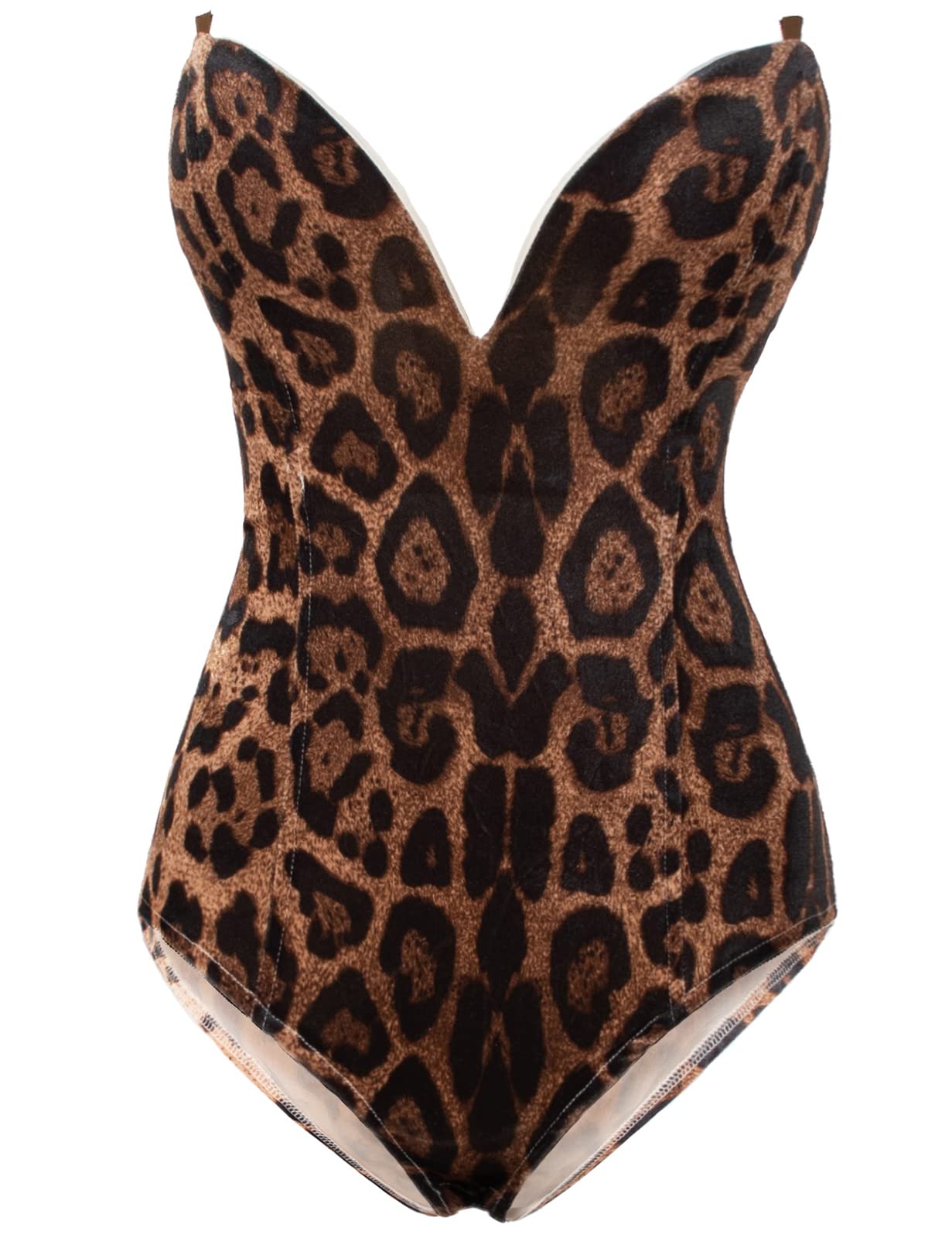 Anime Womens Bunny Girl Costume One Piece Bodysuit Halloween Cosplay Catsuit Bunny Headband Stockings Set(Leopard L)