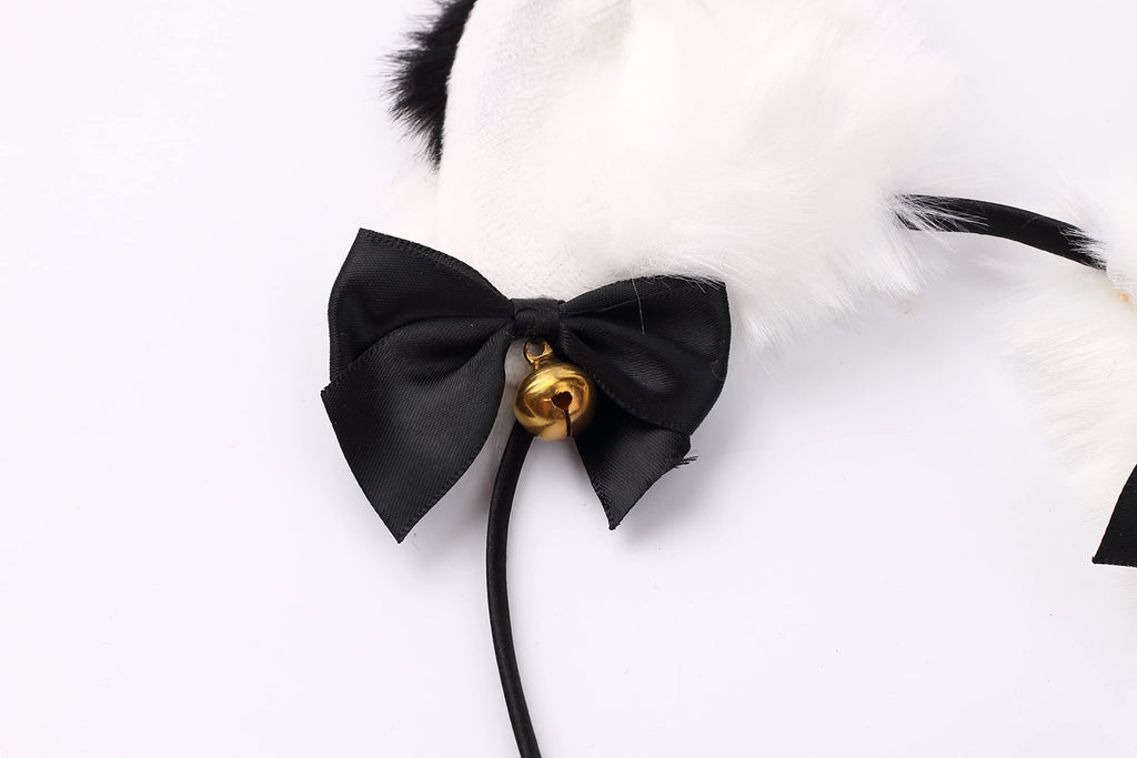 Colorful House Women's Lolita Anime Cosplay French Apron Maid Sweetheart Fancy Dress Costume (2XL, Black-9Pcs)