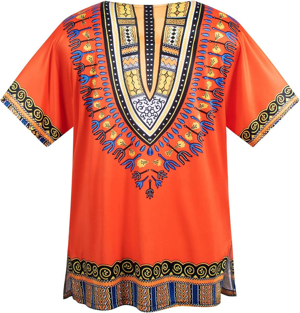 4 PCS Hippie Costume for Mens 60s 70s T-Shirt Afro Wig Accessories Set for Party Cosplay