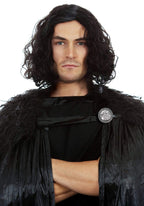 ALLAURA Compatible with Sonny Bono Wig – 60s 70s Men’s Short Brown Wig + Mustache for Hippie, Singer, TV Star, Cop, Detective Costumes – Liberty Duo, Limu & Doug, Uncle Rico, Retro Halloween Outfit