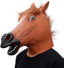CreepyParty Horse Mask Party Dress Up Horse Head masks for adults Men Masquerade (brown)