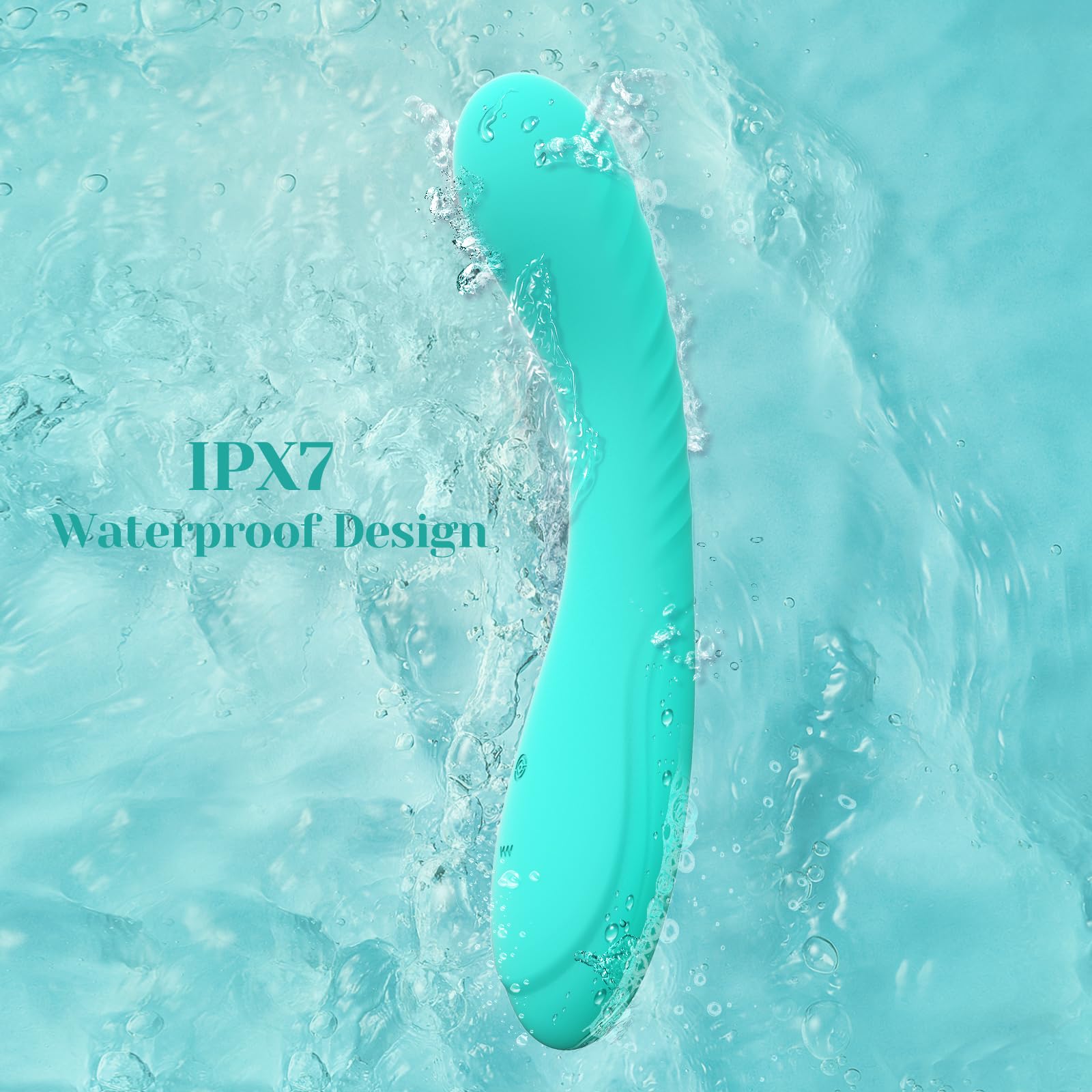 Tracy's Dog Powerful G Spot Vibrator for Deep Penetration, Adult Sex Toys for Women and Couples, Full Silicone Soft Vibrating Dildo Massager for Clitoral and Anal Stimulation