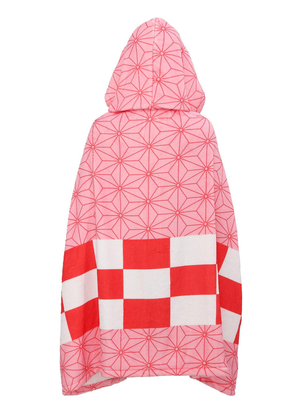 DAZCOS Anime Wearable Blanket Hooded Cosplay Hoodie Cloak Shawl Wrap Soft Blanket for Indoor Outdoor Use Halloween Party (B)