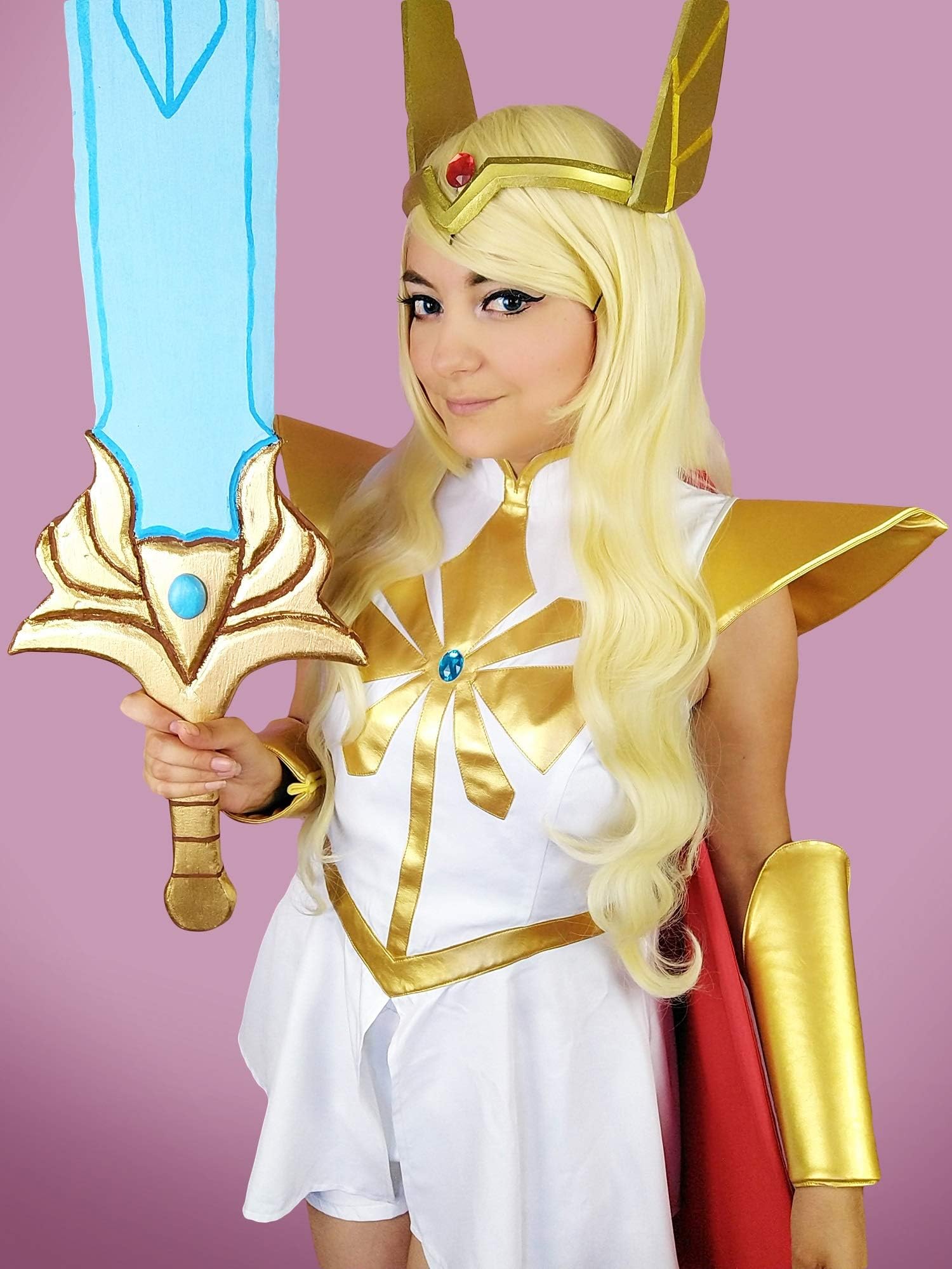 DAZCOS Womens Uniform Dress Cosplay Costume With Cloak (X-Large)