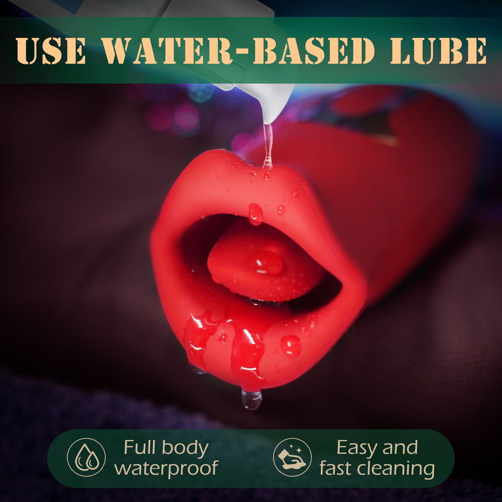 Adult Sex Toys Vibrator, Rose Toy, Rose Sex Stimulator for Women with 10 Vibration Modes and 10 French Kissing Modes, Tongue Sex Toy Vibrator, Clitoral Vibrator for Women, Adult Sex Toys