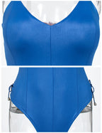 Womens Bunny Costume Girl Bodysuit Anime Role Costume senpai Cosplay Bodysuit One Piece stockings set（Blue M