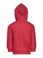 Marvel Spiderman Venom Spiderverse Boys Fleece Zip-up Hoodie White