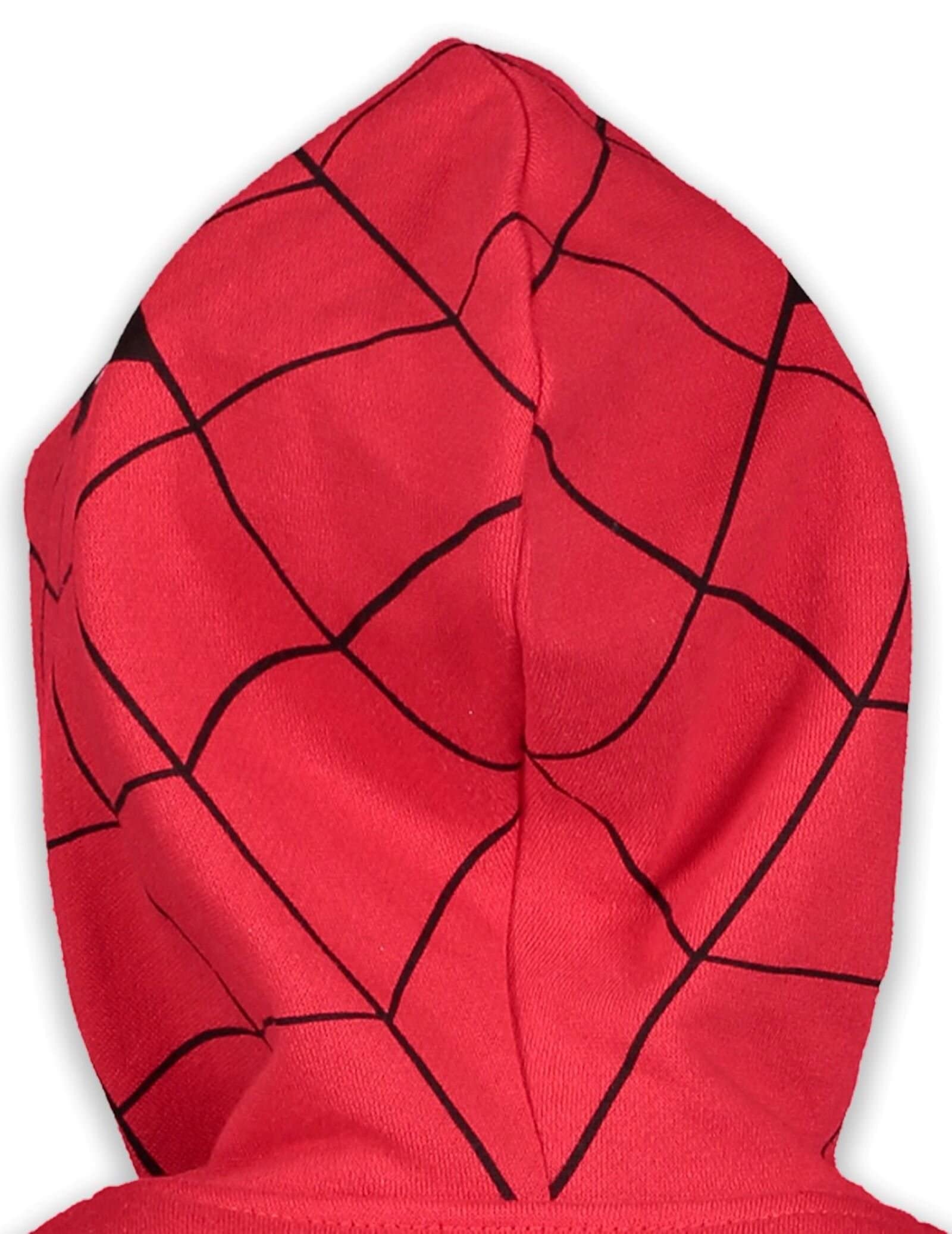 Marvel Spiderman Venom Spiderverse Boys Fleece Zip-up Hoodie White