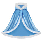 Girls Dress Up Hodded Cape Toddler Costume for Princess Cloaks