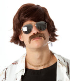 Sonny Bono Wig + Mustache