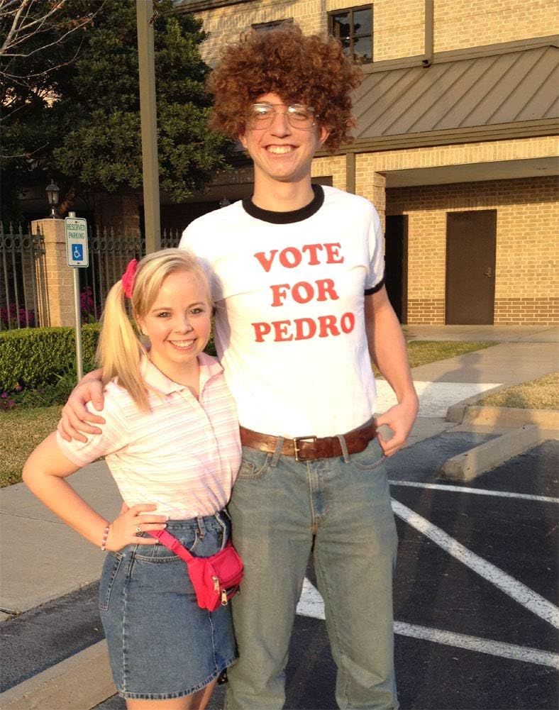 ALLAURA Compatible with Sonny Bono Wig – 60s 70s Men’s Short Brown Wig + Mustache for Hippie, Singer, TV Star, Cop, Detective Costumes – Liberty Duo, Limu & Doug, Uncle Rico, Retro Halloween Outfit