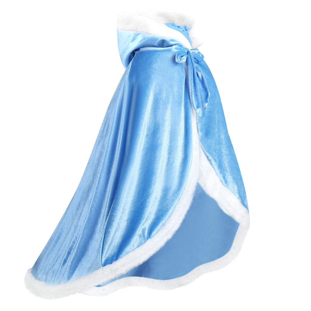 Girls Dress Up Hodded Cape Toddler Costume for Princess Cloaks