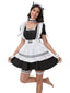 Anime French Maid Outfit 8PCS Apron Lolita Fancy Dress Cosplay Japanese School Girl Uniform Halloween Costume Black,S