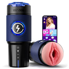 EINSEO Male Masturbator Sex Toys for Men - AI & APP Control Thrusting Male Stroker with 360° Heating, 5-Speed Smooth Motion Adult Mens Sex Toy, Silent Brushless Motor, Pocket Pussy Sleeve Massage Kits