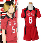 AYJK7 Haikyuu Nekoma High School Kozume Kenma Kuroo Tetsurou Cosplay Costume Volleyball Uniform Jersey