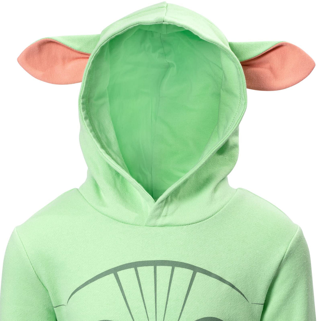 STAR WARS The Mandalorian The Child Little Boys Cosplay Hoodie Green 7-8