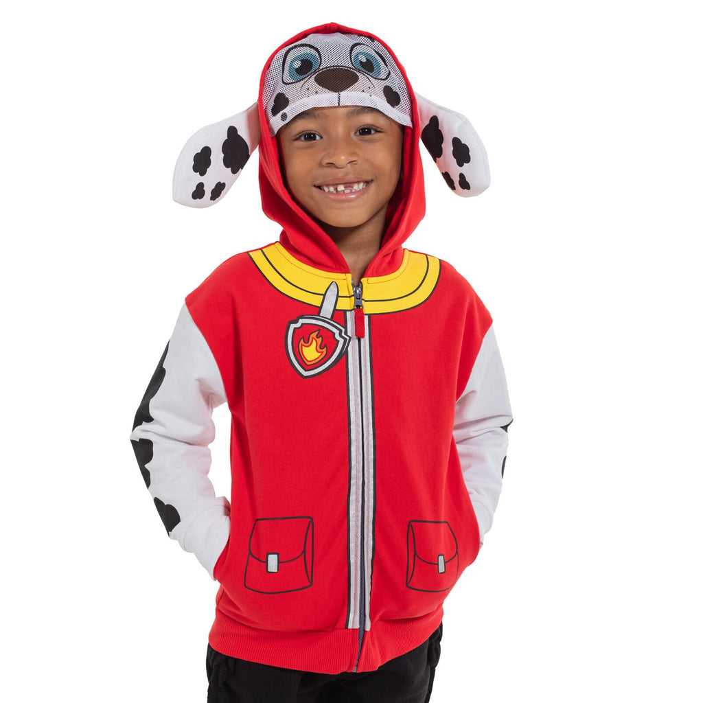 Paw Patrol Marshall Little Boys Fleece Zip Up Cosplay Hoodie 6