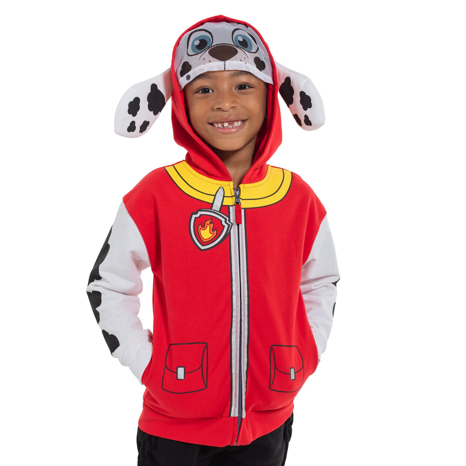 Paw Patrol Marshall Little Boys Fleece Zip Up Cosplay Hoodie 6