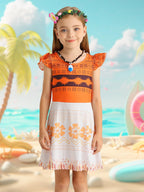 Eledobby Princess Costume for Girls Kids Halloween Outfits Birthday Party Cosplay Dresses 9-10Years