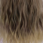 PARTY ZONE Long Brown Cosplay Thor Wig and Beard-Synthetic Rogue Anime Wigs - Jesus Beards Funny Party Hair Aquaman Wig(Brown)