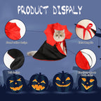 Rypet Cat Vampire Cloak Funny Dog Halloween Costumes Dog Mantle Apparel Pet Clothing Vampire Cape for Cat Puppy Small Dog