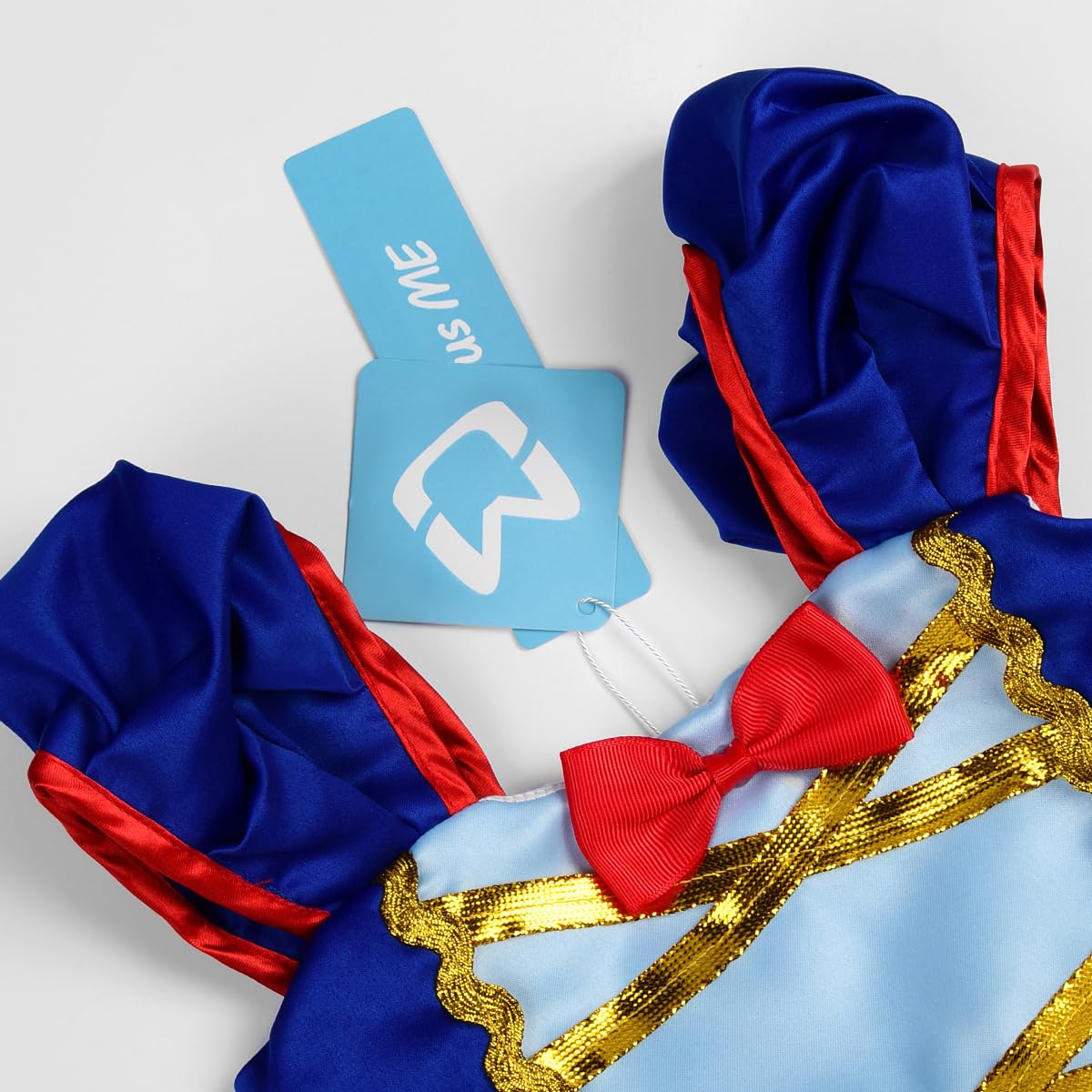 Uplus ME Light Up Princess Dress Up Clothes for Little Girls Toddler Kids Princess Costume Halloween Birthday Outfit (6-7Y/130)