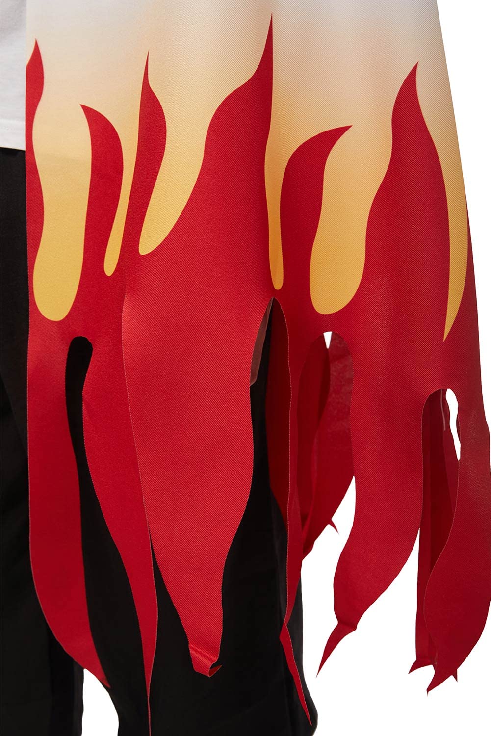 IOONCHI Adult Rengoku Robe Kimetsu Cosplay Costume Kimono Cape Kyoujurou Cloak Halloween Suit