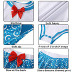 kiligspace Cotton Romper Onesie Pajamas Bodysuit Button Crotch Romper-Sailor Moon Onesie Skirt Set