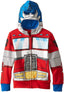Optimus Prime Big Boys' Character Hoodie, Red, Medium