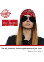 ALLAURA Compatible with Sonny Bono Wig – 60s 70s Men’s Short Brown Wig + Mustache for Hippie, Singer, TV Star, Cop, Detective Costumes – Liberty Duo, Limu & Doug, Uncle Rico, Retro Halloween Outfit