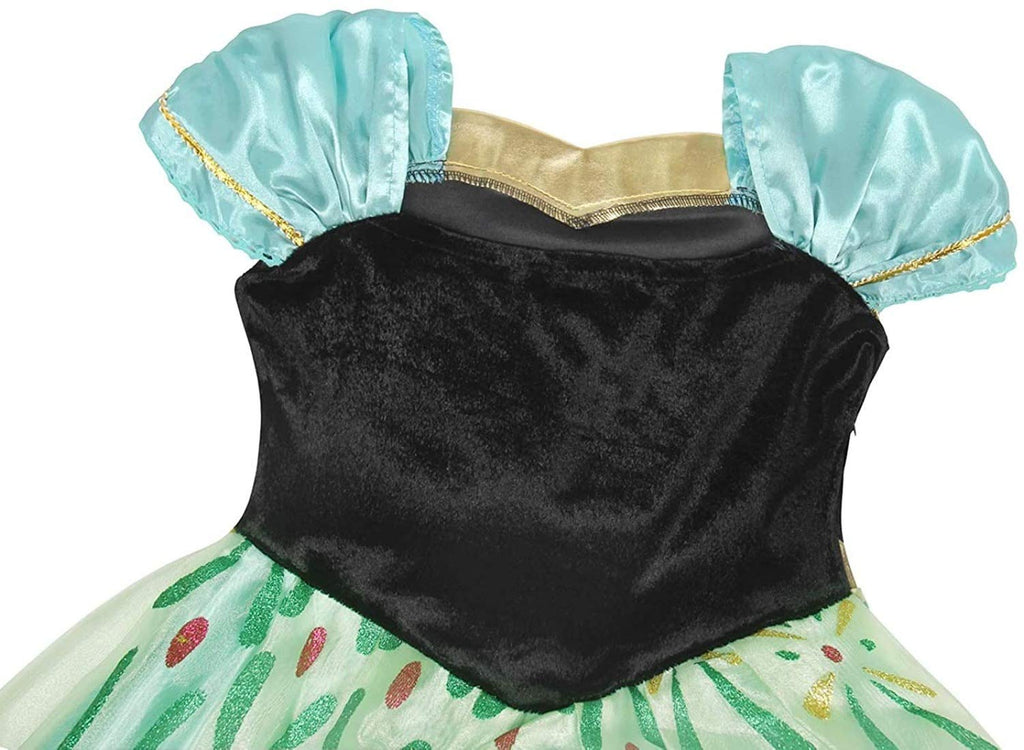 Xinfenglai Green Girls Cosplay Dress Princess Costume (7-8Years, Green)